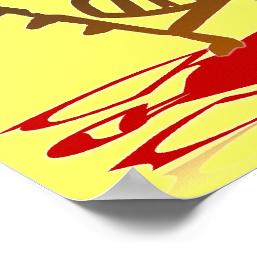 Trinidad en Tobago poster, afbeelding, drukwerk, g Poster (Hoek)