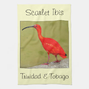 Trinidad en Tobago Red Scarlet Ibis Theedoek
