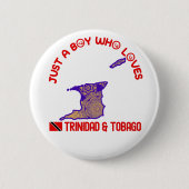 Trinidad en Tobago Ronde Button 5,7 Cm (Voorkant)