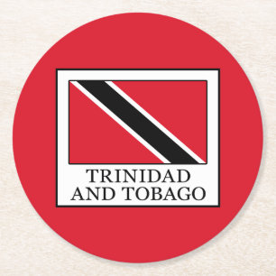 Trinidad en Tobago Ronde Kartonnen Onderzetter