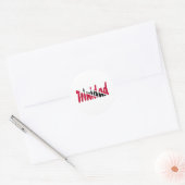 Trinidad en Tobago Ronde Sticker (Envelop)