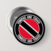 Trinidad en Tobago Round Emblem Ronde Button 7,6 Cm (Voorkant /achterkant)