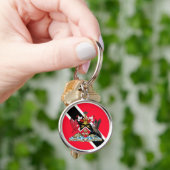Trinidad en Tobago Sleutelhanger (Hand)