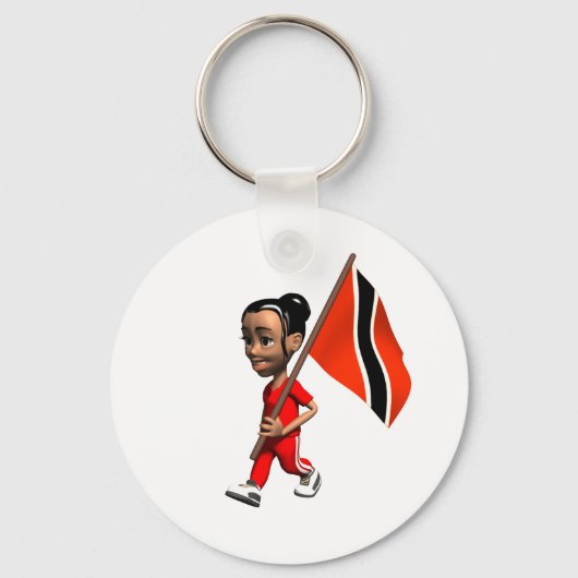Trinidad en Tobago Sleutelhanger (Voorkant)