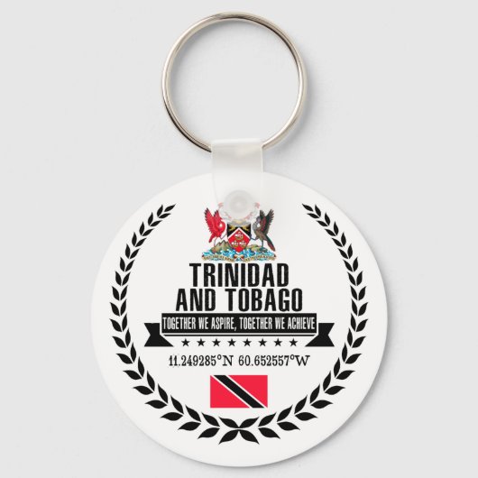 Trinidad en Tobago Sleutelhanger (Voorkant)