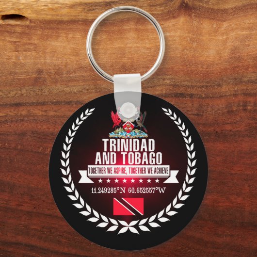 Trinidad en Tobago Sleutelhanger (Voorkant)