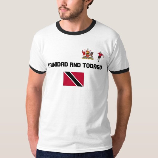 TRINIDAD EN TOBAGO SOCCER SUPPORTER T-SHIRT (Voorkant)
