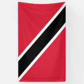 Trinidad en Tobago Spandoek (Verticaal)