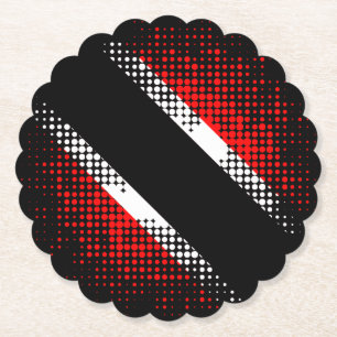 Trinidad en Tobago Stippenpatroon Vlag Kartonnen Onderzetters