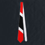 Trinidad en Tobago Stropdas<br><div class="desc">Dit product uit de Trini Stuff-winkel is voorzien van de rode, witte en zwarte nationale vlag van Trinidad en Tobago. Bezoek ook onze startpagina voor winkels om andere coole en spannende Trini-afbeeldingen en grafische kaarten te bekijken die u alleen maar wilt! De vlag van Trinidad & Tobago werd op 31...</div>