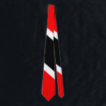 Trinidad en Tobago Stropdas<br><div class="desc">Dit product uit de Trini Stuff-winkel is voorzien van de rode, witte en zwarte nationale vlag van Trinidad en Tobago. Bezoek ook onze startpagina voor winkels om andere coole en spannende Trini-afbeeldingen en grafische kaarten te bekijken die u alleen maar wilt! De vlag van Trinidad & Tobago werd op 31...</div>