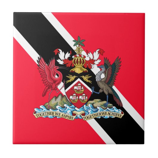 Trinidad en Tobago Tegeltje (Voorkant)