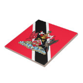 Trinidad en Tobago Tegeltje (Zijkant)