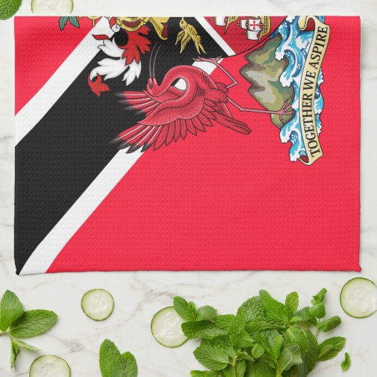 Trinidad en Tobago Theedoek (Gevouwen)