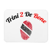 Trinidad en Tobago Trini 2 De Bone Magneet (Horizontaal)