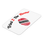 Trinidad en Tobago Trini 2 De Bone Magneet (Linkerzijde)