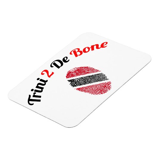 Trinidad en Tobago Trini 2 De Bone Magneet (Linkerzijde)