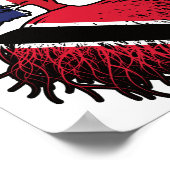 Trinidad en Tobago Trinidadian - Britse boom Poster (Hoek)