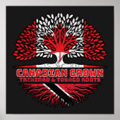 Trinidad en Tobago Trinidadian Canadian Canada Poster (Voorkant)