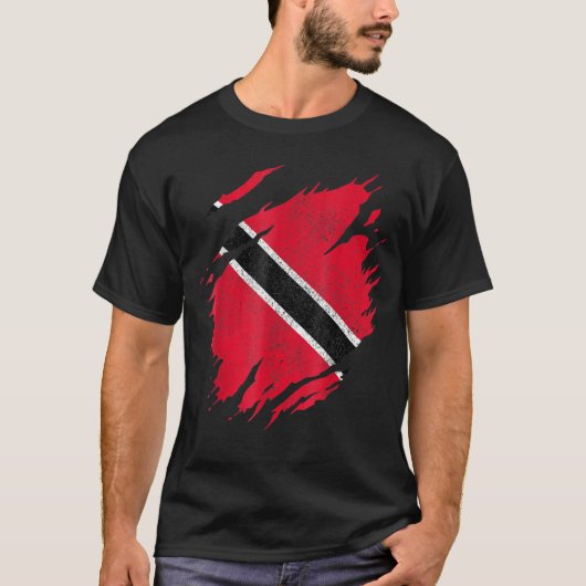 Trinidad en Tobago Trinidadian Flag Pride Caribbea T-shirt (Voorkant)