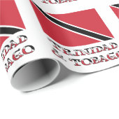 Trinidad en Tobago Trinidadian Tobagonian Flag Cadeaupapier (Rol Hoek)