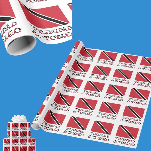 Trinidad en Tobago Trinidadian Tobagonian Flag Cadeaupapier