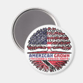 Trinidad en Tobago Verenigde Staten Magneet (Voorkant / Achterkant)