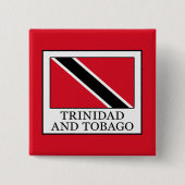 Trinidad en Tobago Vierkante Button 5,1 Cm (Voorkant)