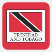 Trinidad en Tobago Vierkante Sticker (Voorkant)