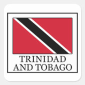 Trinidad en Tobago Vierkante Sticker (Voorkant)
