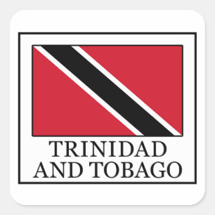 Trinidad en Tobago Vierkante Sticker