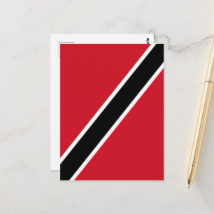 Trinidad en Tobago vlag Briefkaart