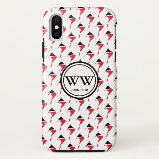 TRINIDAD EN TOBAGO Vlag Monogram Overvloedig leven Case-Mate iPhone Case (Achterkant)