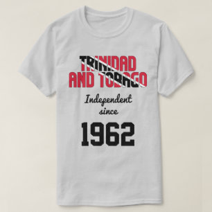 Trinidad en Tobago Vlag Onafhankelijkheidsviering T-shirt