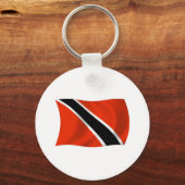 Trinidad en Tobago Vlag Sleutelhanger (Voorkant)