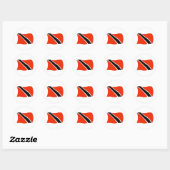 Trinidad en Tobago Vlag Sticker (Vel)