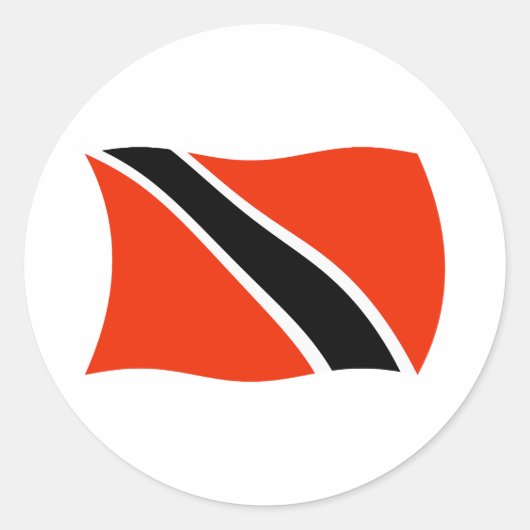 Trinidad en Tobago Vlag Sticker (Voorkant)