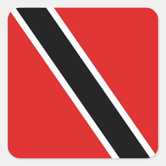 Trinidad en Tobago Vlag Sticker (Voorkant)