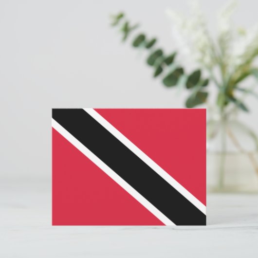 Trinidad en Tobago Vlag, Trinidad en Tobago Briefkaart (Staand voorkant)