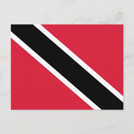 Trinidad en Tobago Vlag, Trinidad en Tobago Briefkaart (Voorkant)
