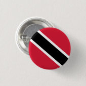 Trinidad en Tobago Vlag, Trinidad en Tobago Ronde Button 3,2 Cm (Voorkant /achterkant)