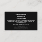 Trinidad en Tobago Vlag, Trinidad en Tobago Visitekaartje (Achterkant)