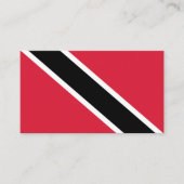 Trinidad en Tobago Vlag, Trinidad en Tobago Visitekaartje (Voorkant)