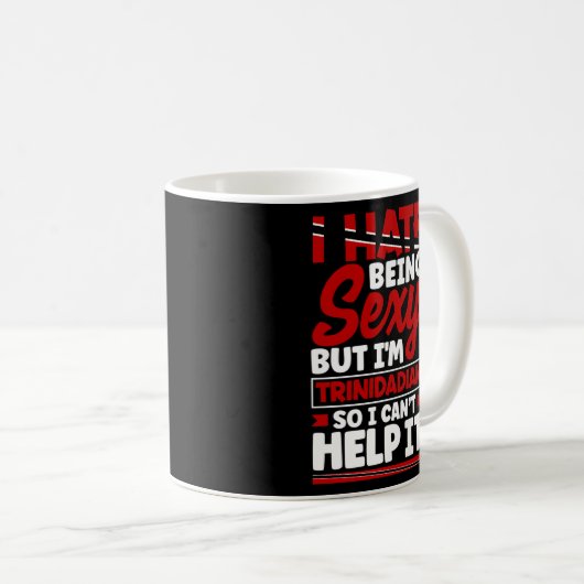Trinidad en Tobago vlag Trinidad Quote Koffiemok (Voorkant rechts)