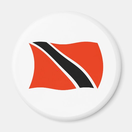 Trinidad en Tobago Vlagmagneet Magneet (Voorkant)