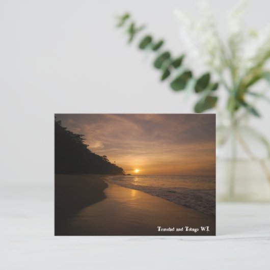 Trinidad en Tobago W.I. Briefkaart (Staand voorkant)