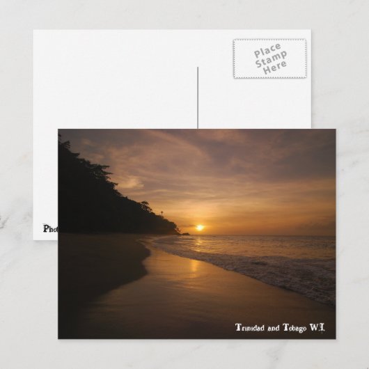 Trinidad en Tobago W.I. Briefkaart (Voorkant / Achterkant)