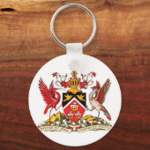 Trinidad en Tobago - Wapenstilte Sleutelhanger (Voorkant)