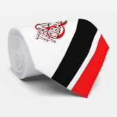 Trinidad en Tobago (wit) Stropdas (Opgerold)