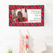 TRINIDAD FLAG 95th Birthday Any Age Photo Spandoek (Insitu)